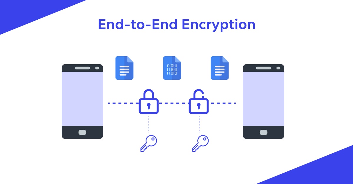 What is end-to-end encryption and how does it work?