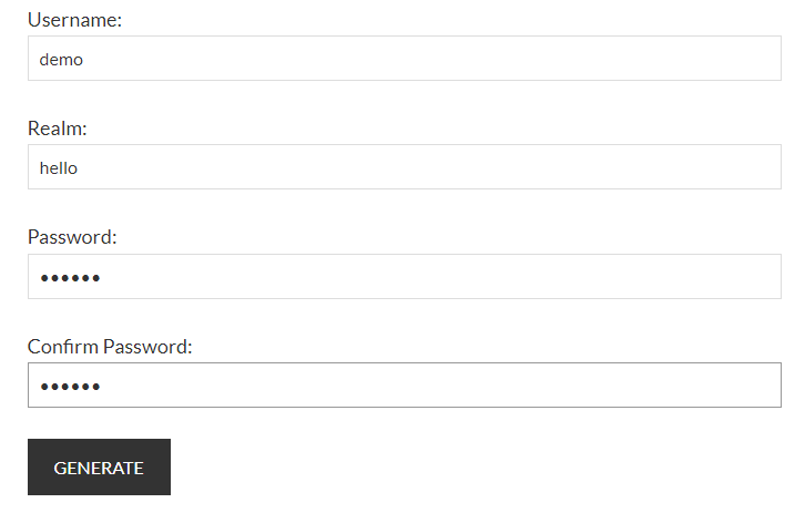 example form